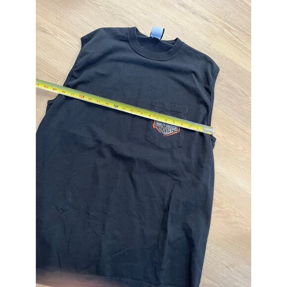 HARLEY DAVIDSON ORLANDO FLORIDA BLACK GRAPHIC TANK TOP MEN'S SIZE XL - Picture 3 of 5